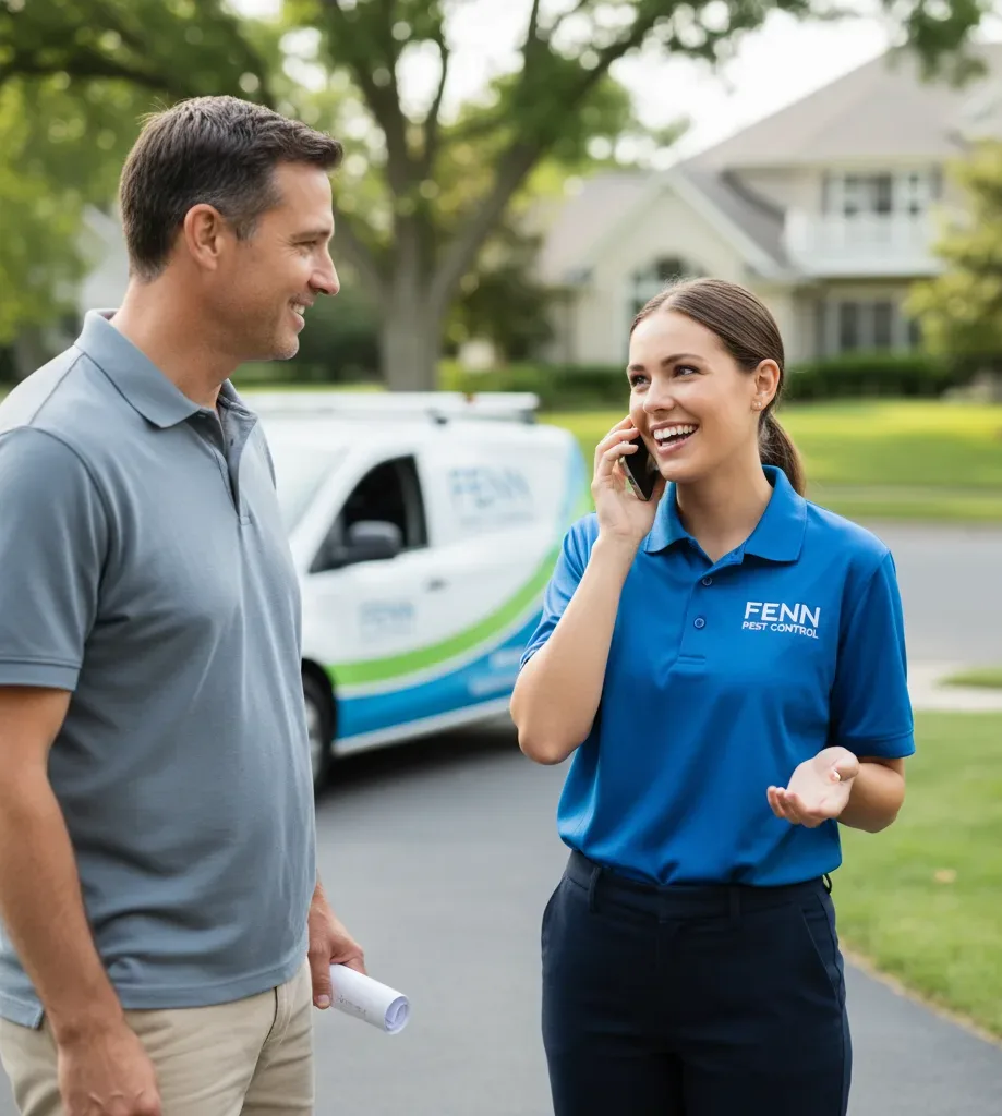 Fenn Pest Control customer support in Rushville